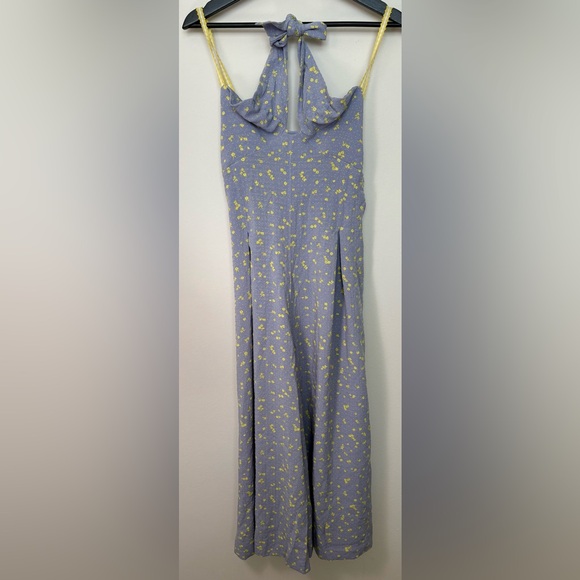NWT Free People Coming Home Wide Leg Floral Jumpsuit Size XS Sku#197 - Picture 2 of 10